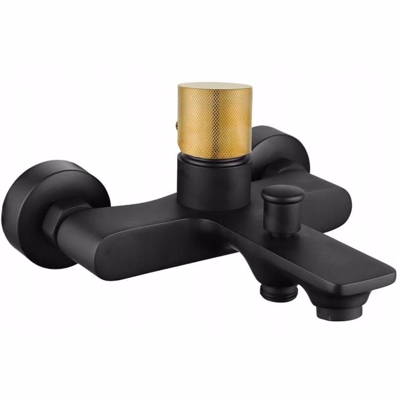 MEXEN/S - Royo One vaňová batéria 150 mm,, čierna / zlatá 72230-75