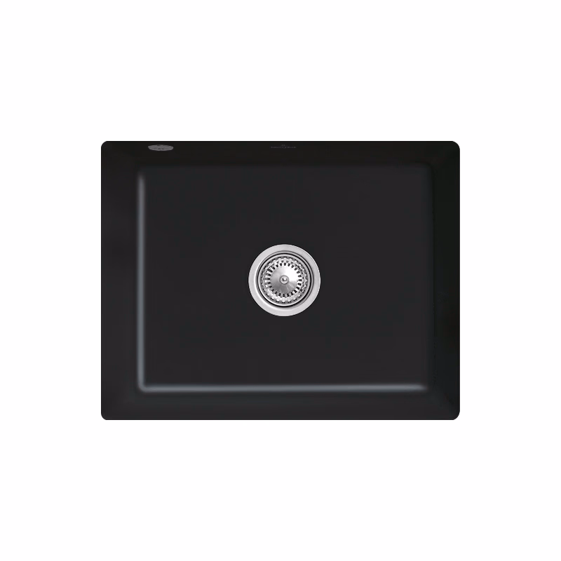 VILLEROY & BOCH VILLEROY & BOCH - Keramický drez Villeroy & Boch podstavný Subway 60 SU, 331001R7, Pure Black 331001R7