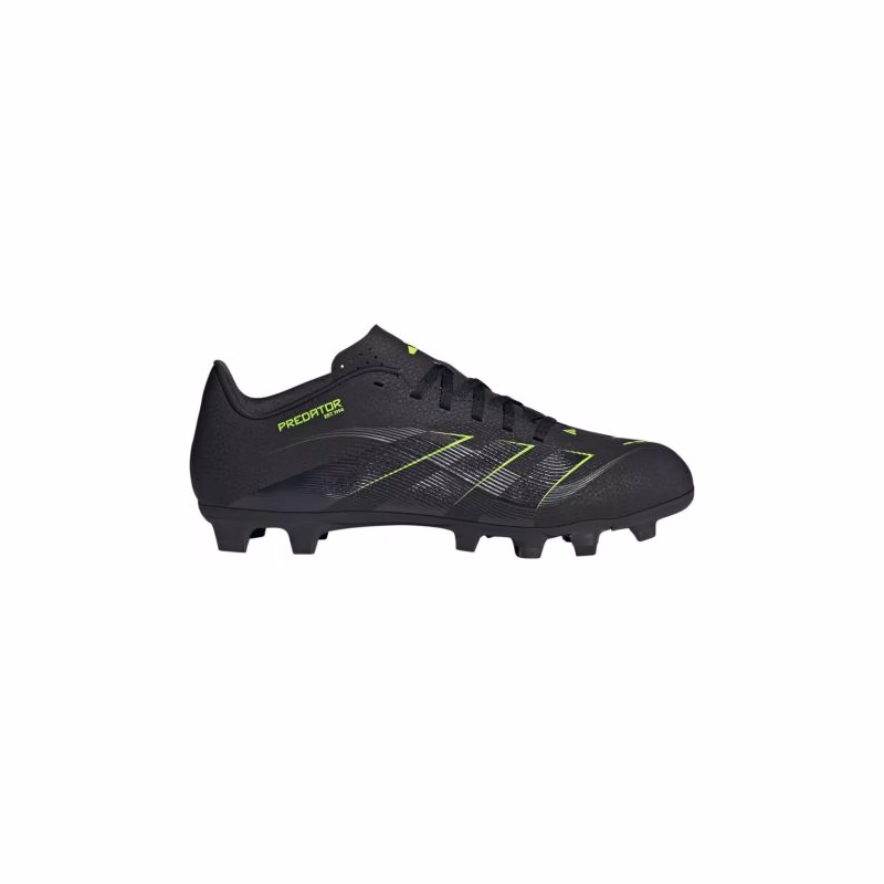 Pánske futbalové kopačky outdoorové ADIDAS Predator Club M FG MG core black carbon lucid lemon