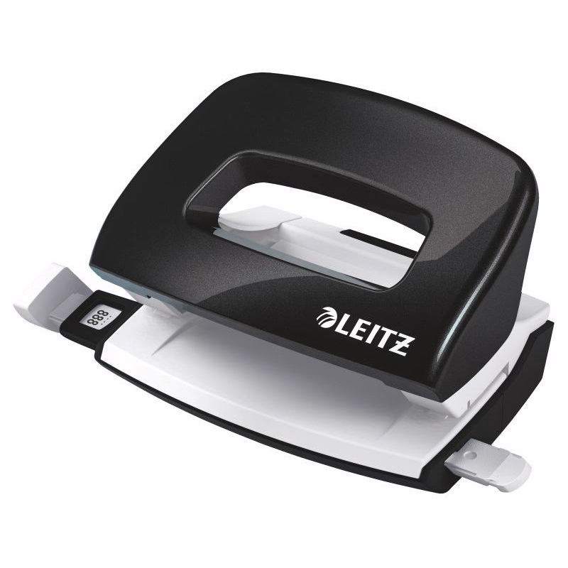 LEITZ Mini dierovač NeXXt 5060, čierna