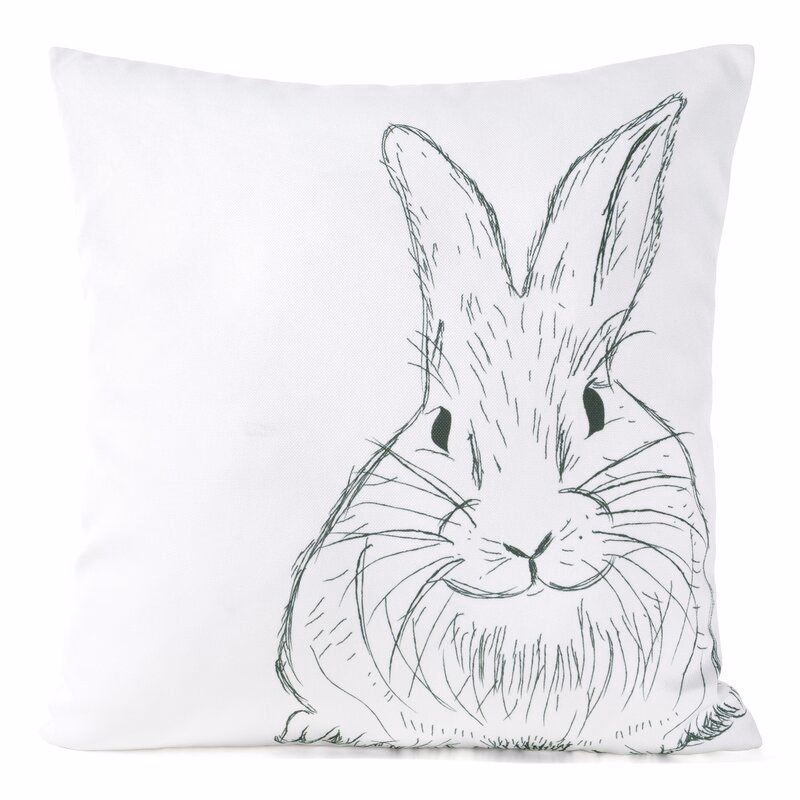 ArtFir Veľkonočná obliečka na vankúš EASTER 139 | biela/zelená 45 x 45 cm