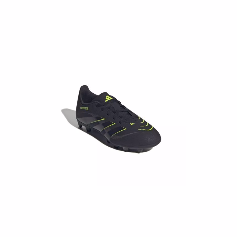 Chlapčenské futbalové kopačky outdoorové ADIDAS Predator Club Jr FG MG core black carbon lucid lemon