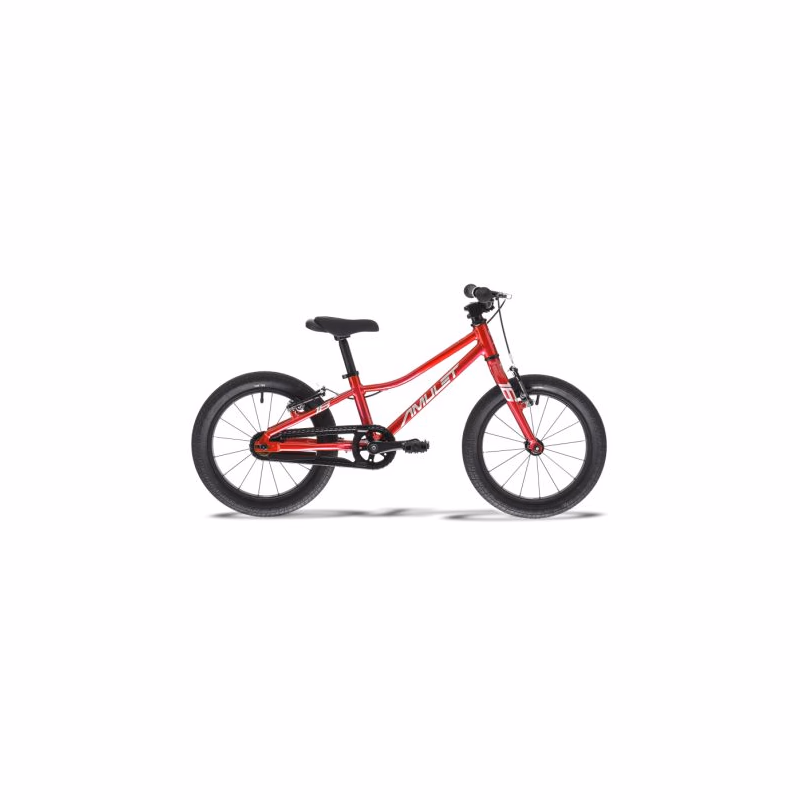 Detský horský bicykel AMULET 16 Tomcat, red shiny silver
