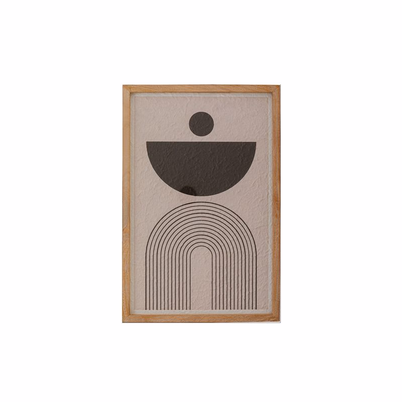 Fontana obraz béžovo-čierny 40x60 cm