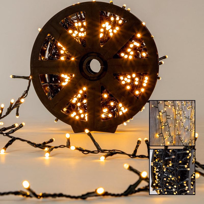Svetelná reťaz LED na disku 350 LED diód