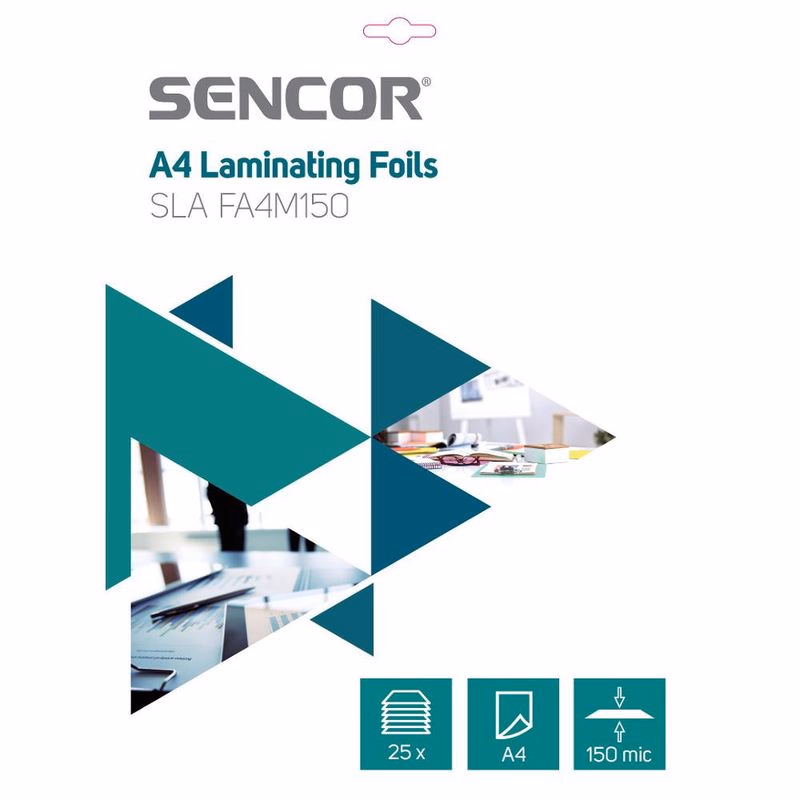 SLA FA4M150 Fólia A4 150mic 25ks SENCOR