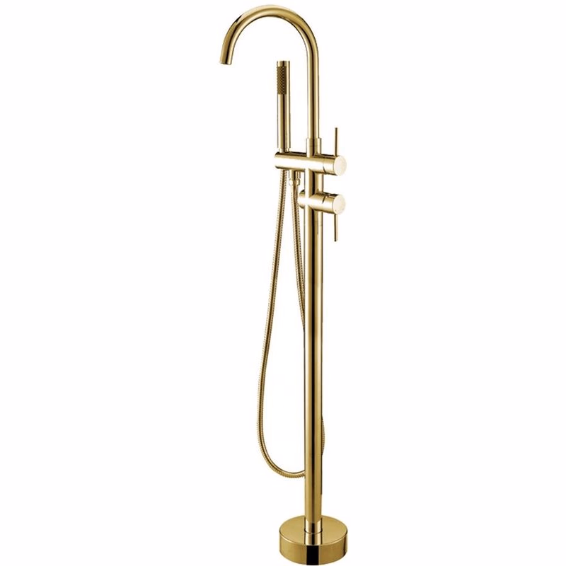 MEXEN - Alma stojaca vaňová batéria gold 75033-50
