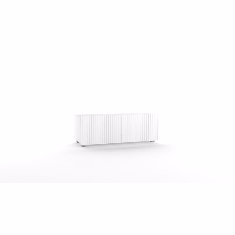 ArtGiB TV stolík KOLDER KL-01 | biely mat