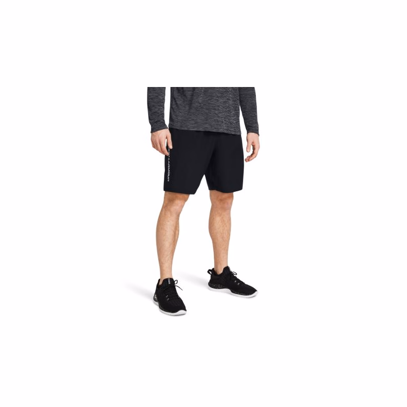 Pánske tréningové kraťasy UNDER ARMOUR UA Tech Woven Wordmark Short-BLK