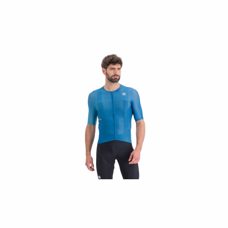 Pánsky cyklistický dres s krátkym rukávom SPORTFUL Light pro jersey, shaded berry blue