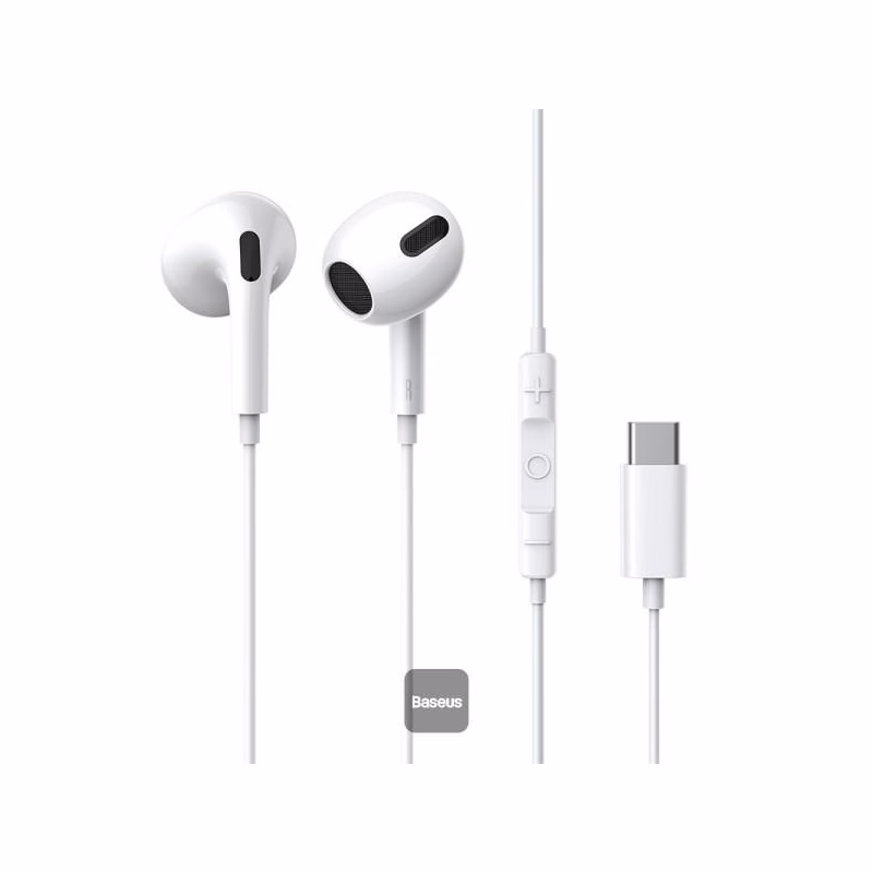 Baseus Encok C17/USB-C/Biela