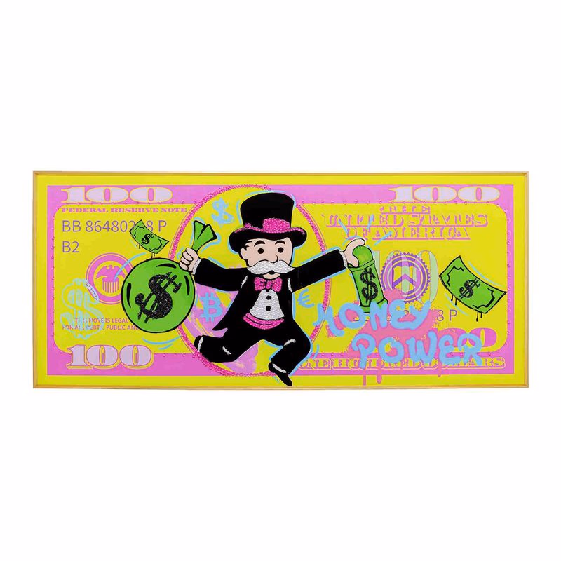 Graffiti Money obraz viacfarebný 70x160 cm