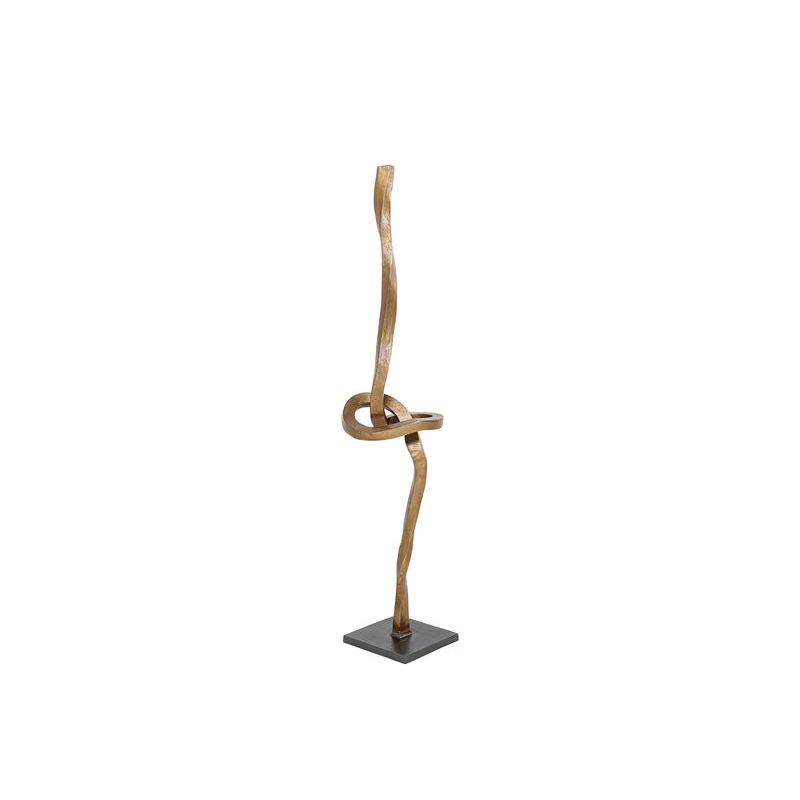 Knot dekorácia zlatá 159 cm