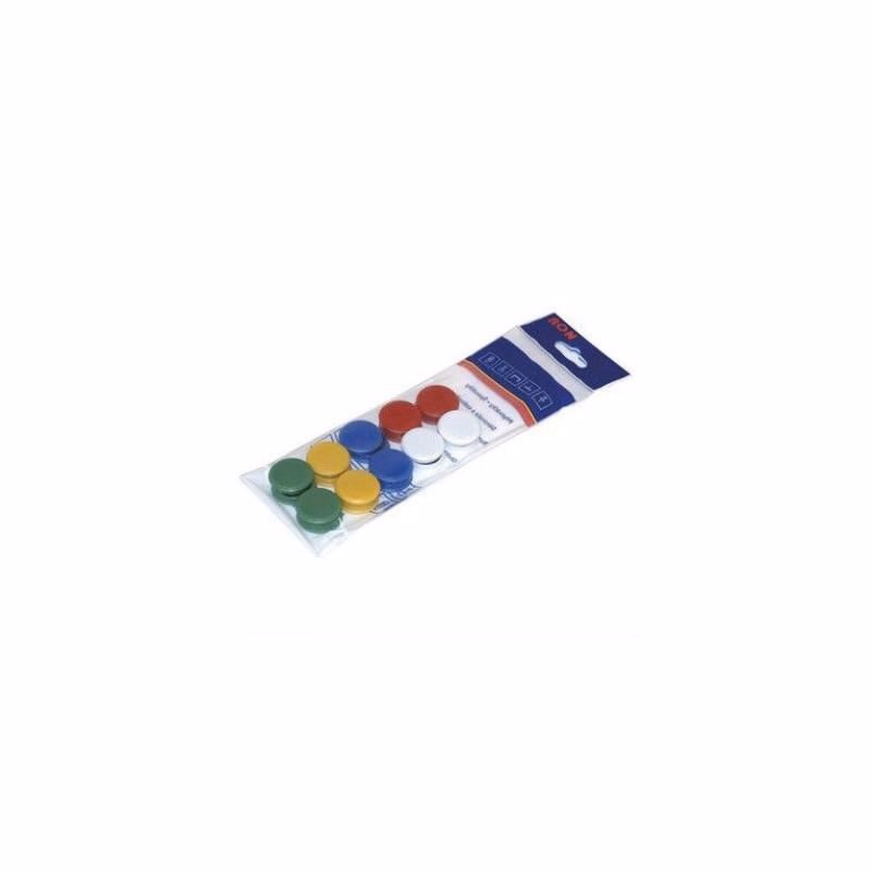 Magnety 24mm Ron 10ks mix farieb okrúhle