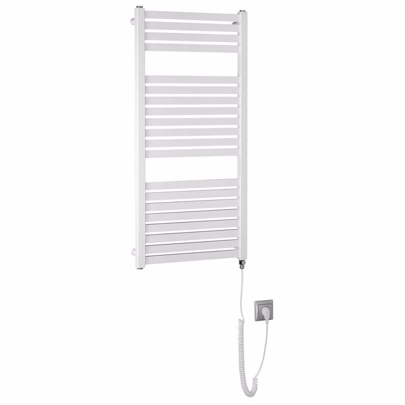 AQUALINE - TONDI-E elektrické vykurovacie teleso, rovné, 450x970 300 W, biela DE450T