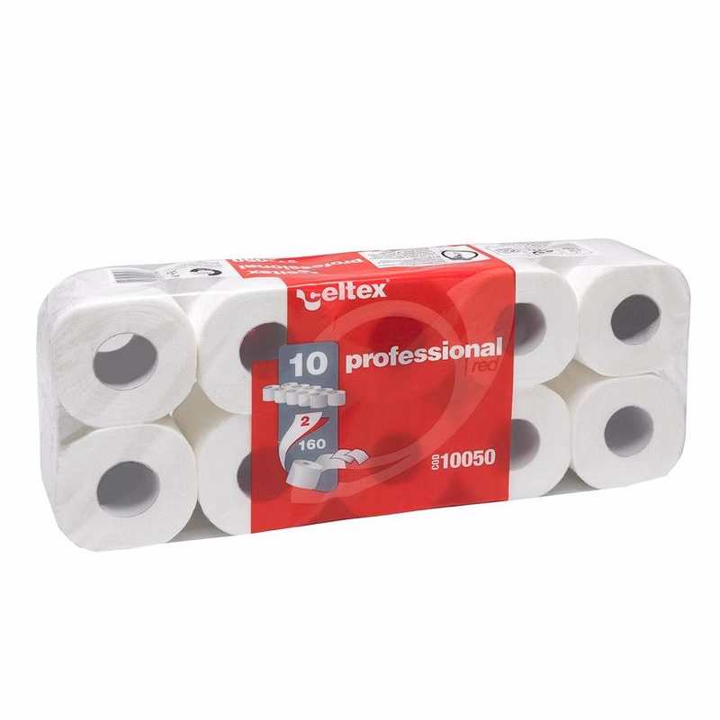 Toaletný papier Celtex Profes. rýchloozkl. 160útrž. 2vrs. biely 10ks / predaj iba po balení