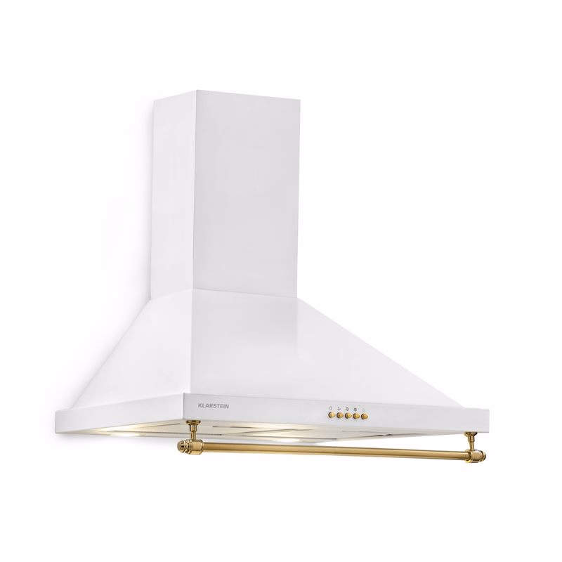 Klarstein Montblanc 60, digestor, 60 cm, nástenný, 599 m³/h, LED, lišta, biely