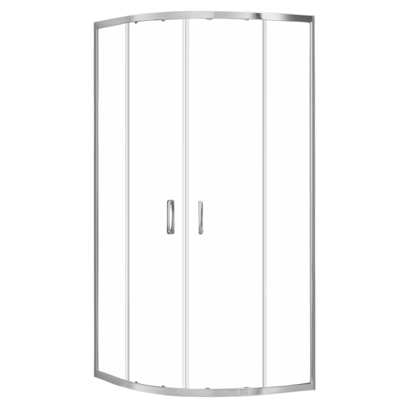 Rea Look, štvrťkruhový sprchovací kút 80x80x190 cm, 5mm číre sklo, chrómový profil, REA-K7904