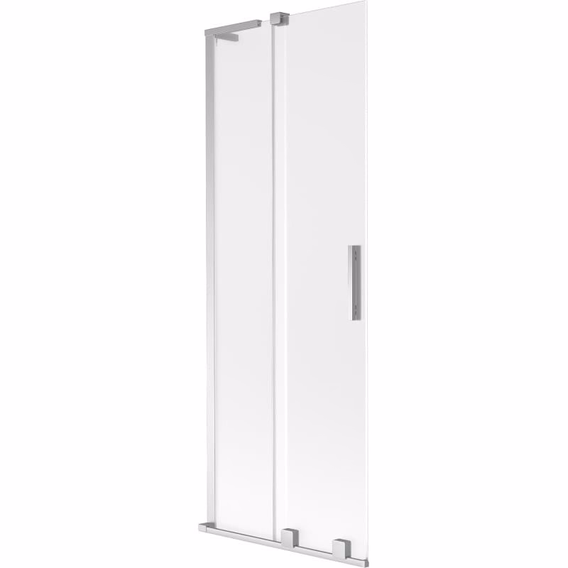 MEXEN/S - Velar L dvojkrídlová posuvná vaňová zástena 70 x 150, dekor, chróm 896-070-003-31-01