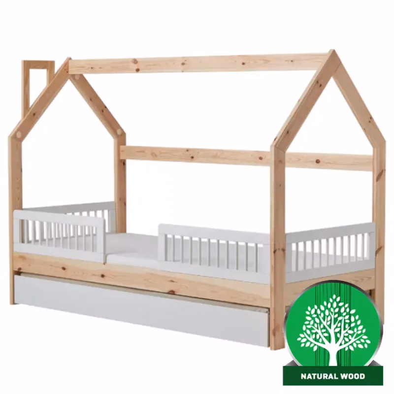 Posteľ DOMEK 200X90 borovica