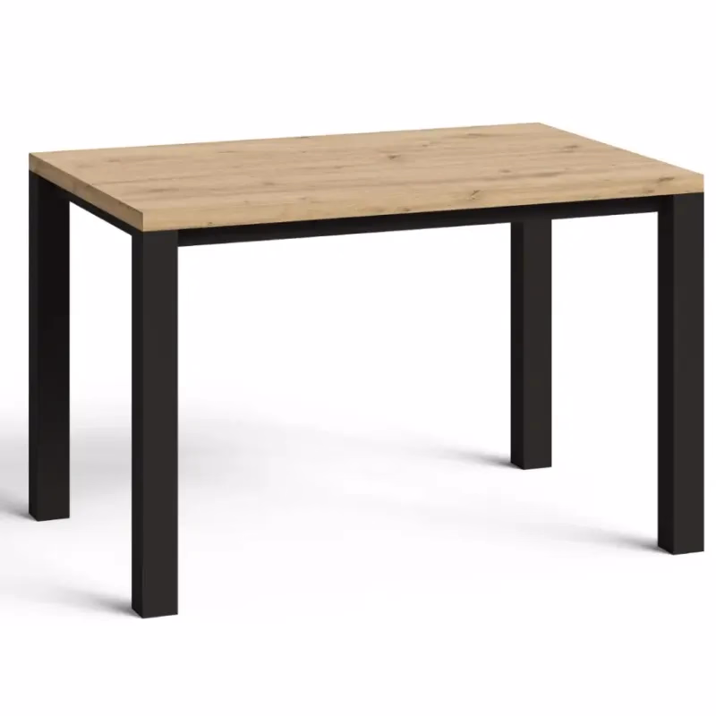 Stôl Oskar D120 artisan/čierna