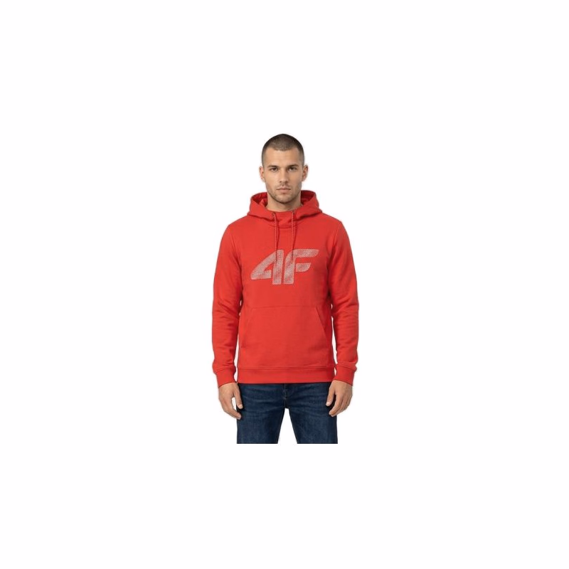 Pánska mikina s kapucňou 4F SWEATSHIRT M2133-62S-RED