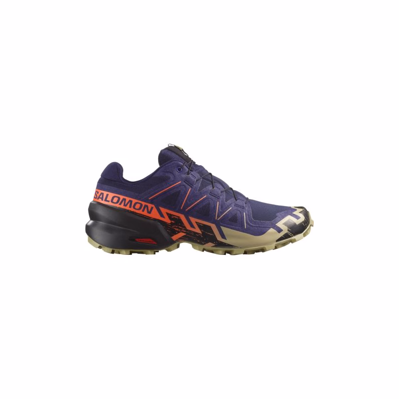 Pánska bežecká trailová obuv SALOMON Speedcross 6 M maritime blue black cherry