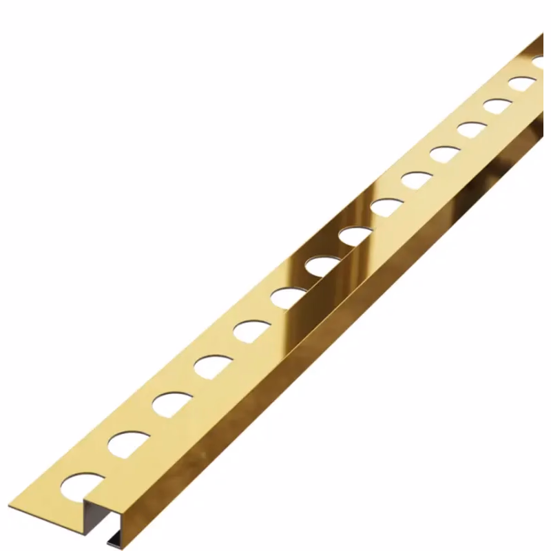 Rohový profil QS 12,5 mm x 270 cm zlatý lesk