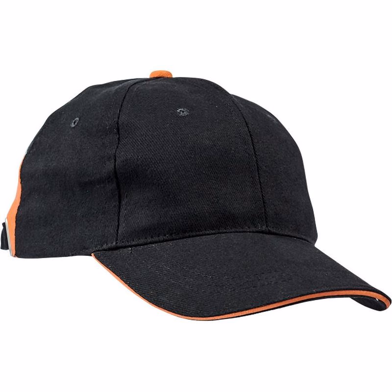KNOXFIELD baseball čiapka čierna/žltá