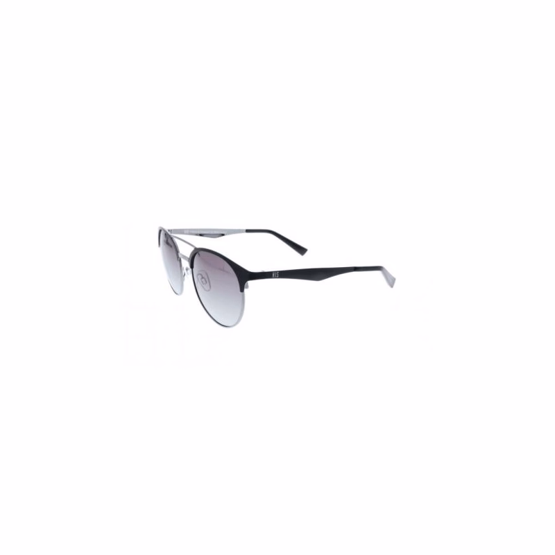 Slnečné okuliare H.I.S. POLARIZED HPS94108-1, black, smoke gradient POL, 53-20-140