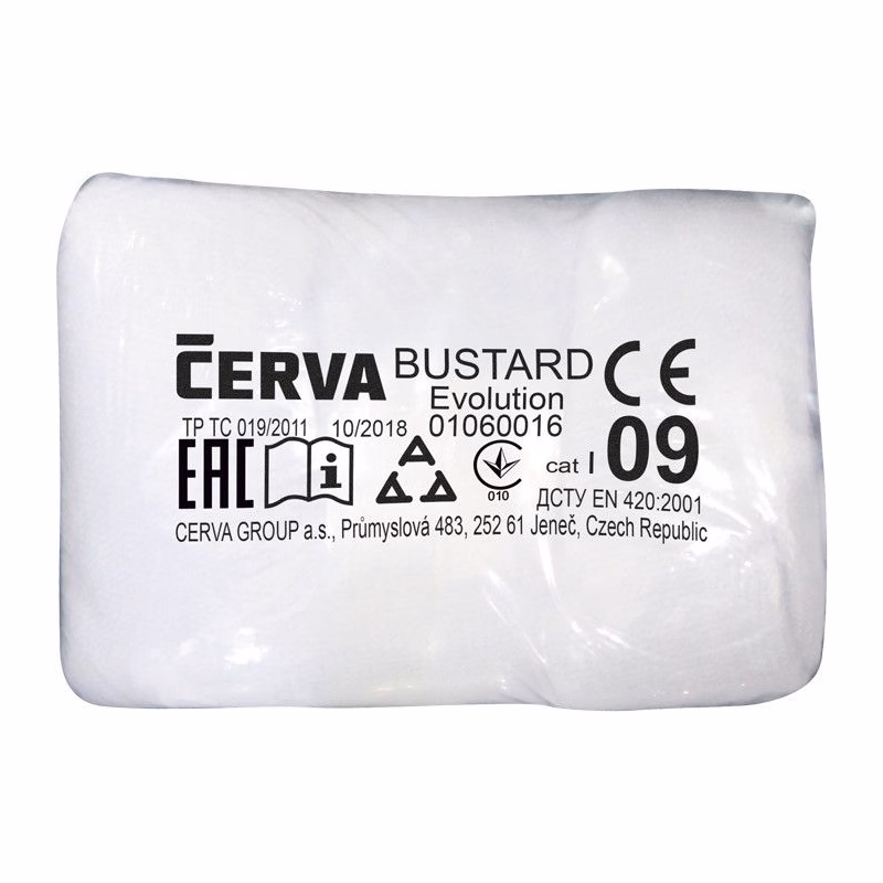 BUSTARD EVO VAM rukavice + PVC terč biela 9