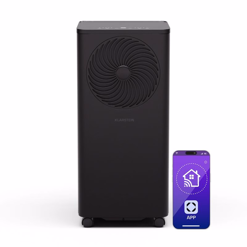 Klarstein Aero Ring 9K klimatizačné zariadenie 9 000 BTU mobilné a inteligentné pre max. 31 m² so hlasovým ovládaním