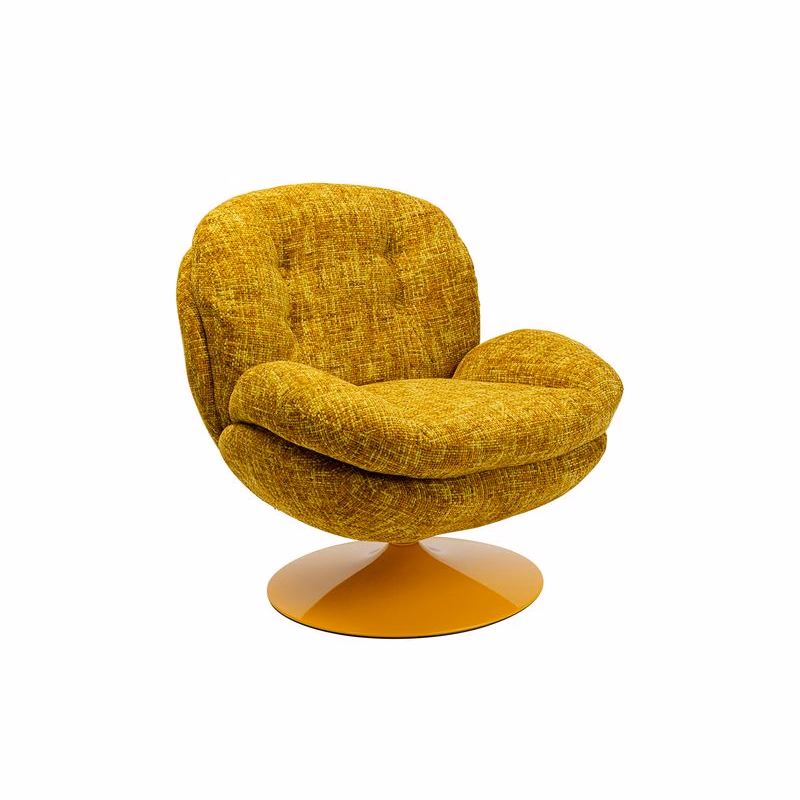 Cosy otočné kreslo žlté