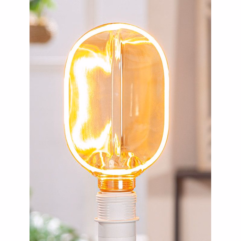 LED žiarovka z oválneho skla "Murano"