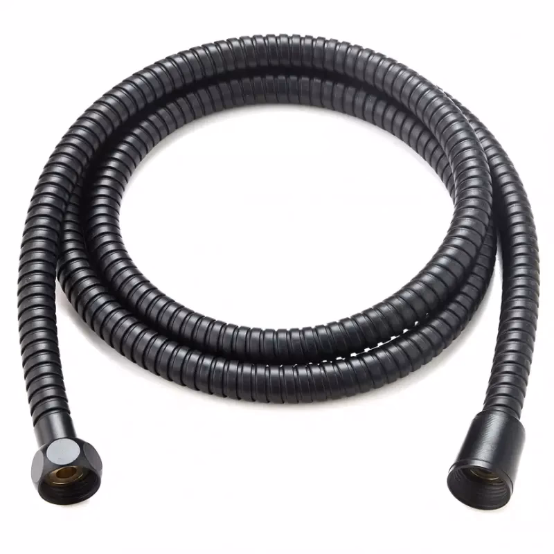Sprchová hadica čierna Rea Black 150 cm