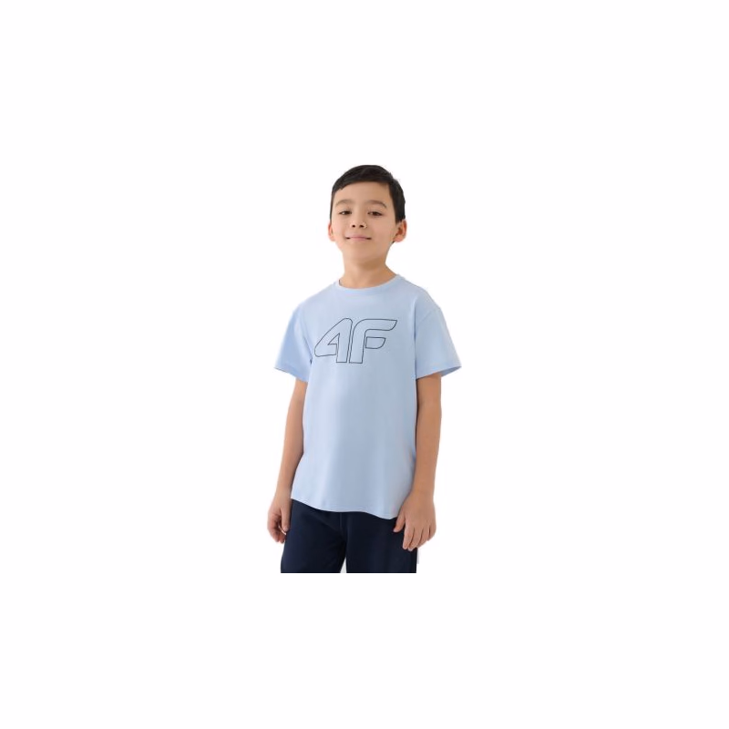 Chlapčenské tričko s krátkym rukávom 4F JUNIOR TSHIRT M2325-33S-BLUE
