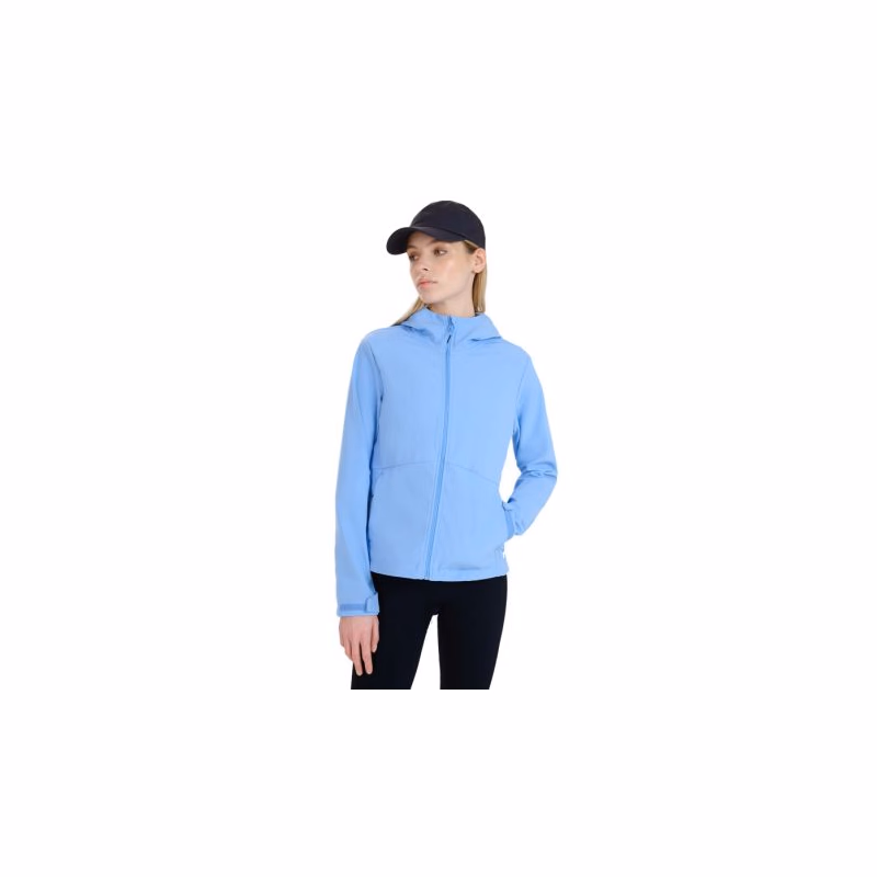 Dámska turistická bunda 4F SOFTSHELL JACKET F320-33S-BLUE