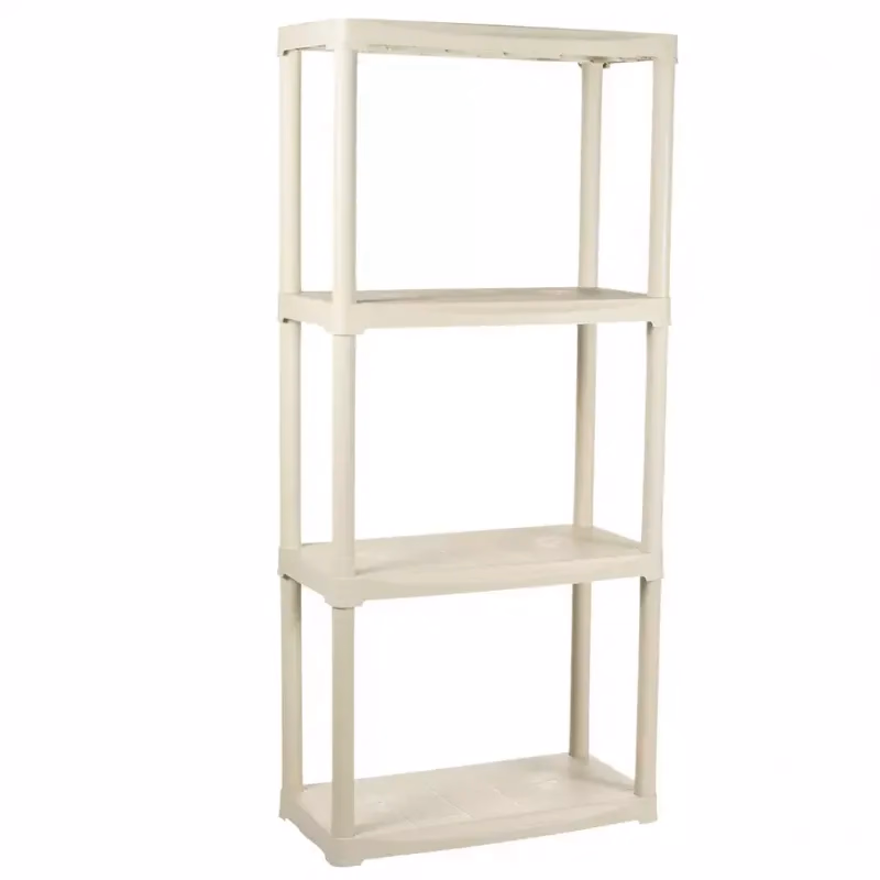 Regál plastový T60/4E ecru 133x60x30 cm – 4 police/20kg