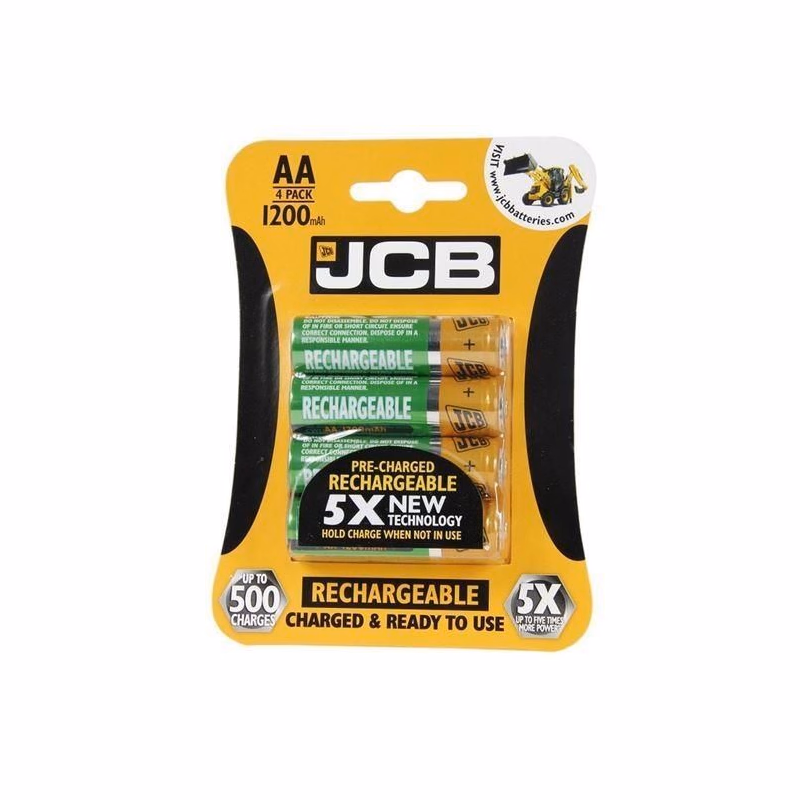 JCB RTU NiMH AA/R06, min.1200mAh, prednabitá, blister 4 ks