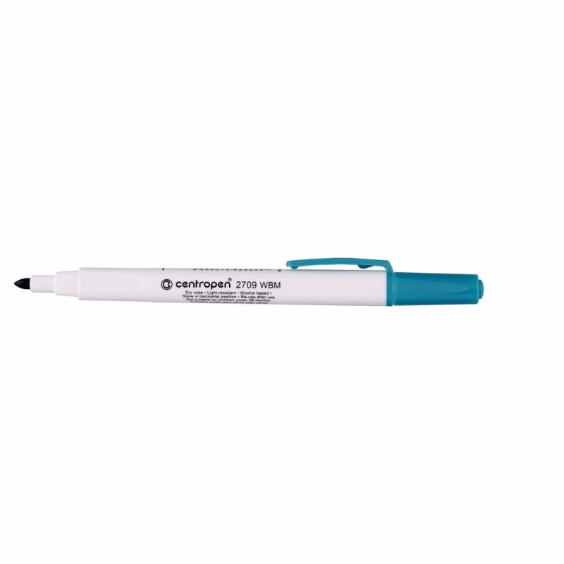 Značkovač Centropen 2709 na biele tabule zelený valcový hrot 1,8 mm