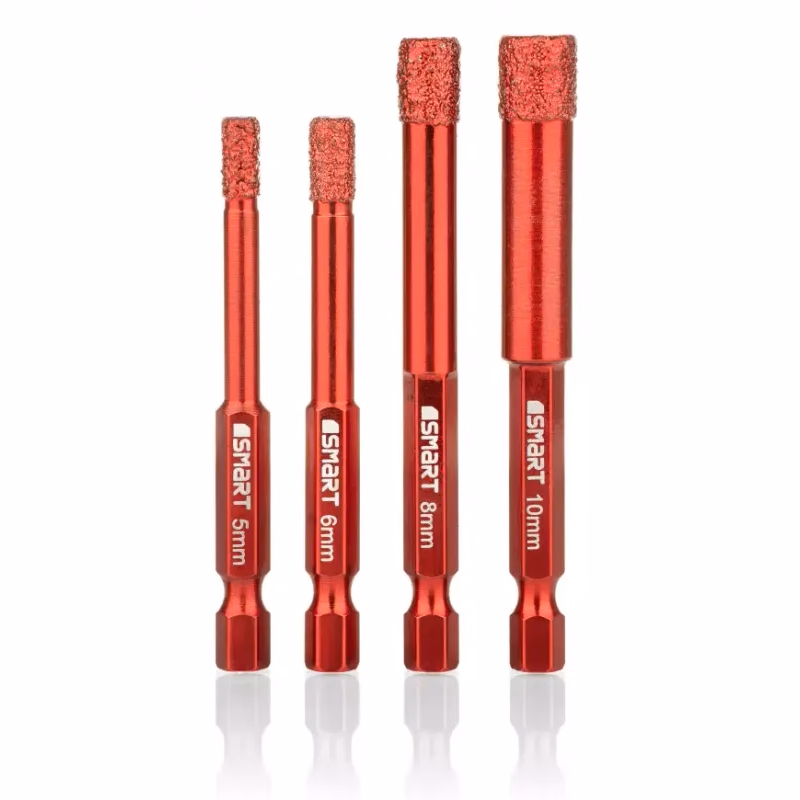 Smart Vyrezávač otvorov na gresu HEX 5-10 mm 4 ks.