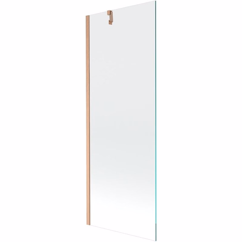 MEXEN/S - Next vaňová zástena FIX 70 x 150, transparent, meď kartáčovaná 895-070-000-00-00-65