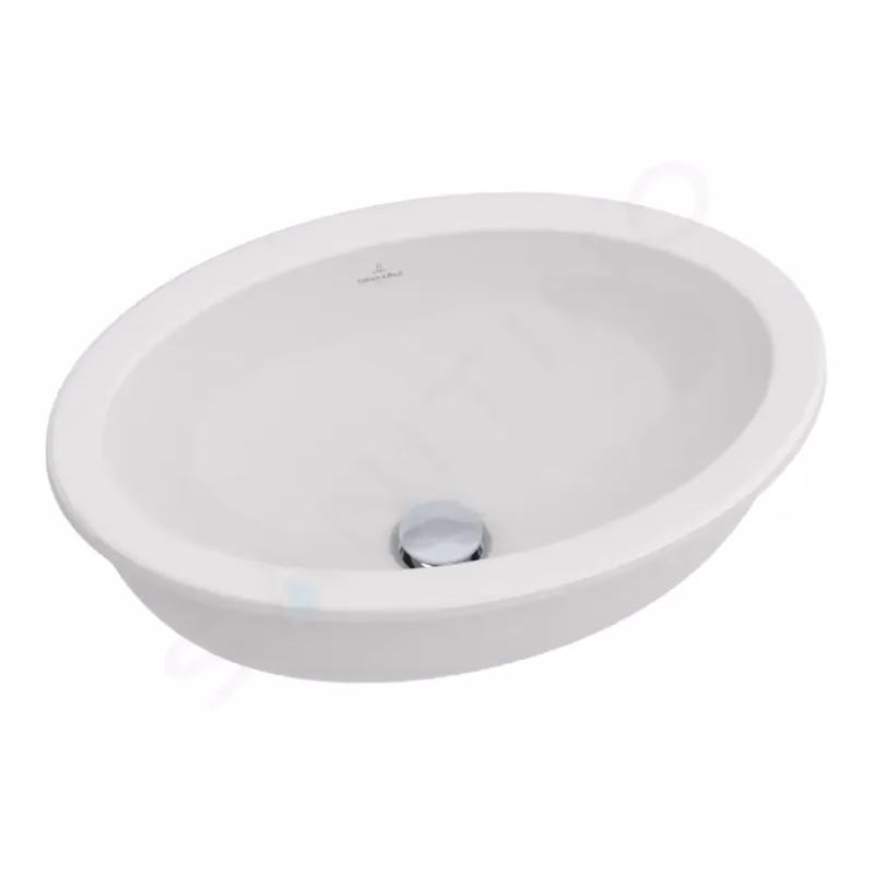 VILLEROY & BOCH - Loop&Friends Vstavané umývadlo, 485x325 mm, bez prepadu, biela 61612101