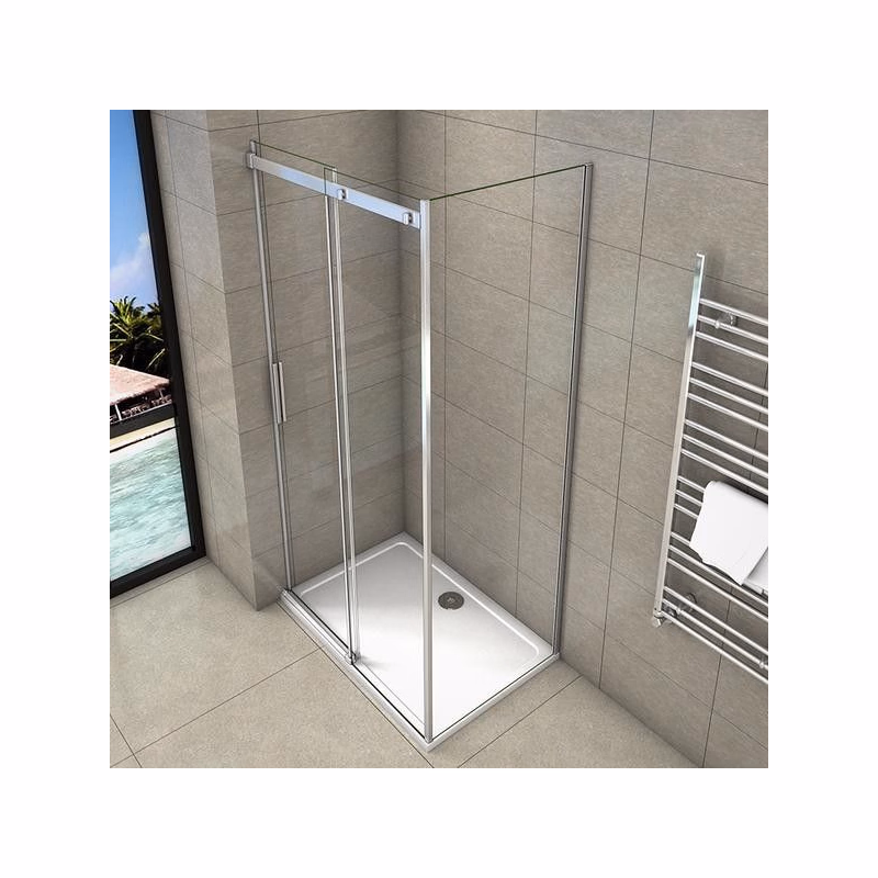 H K - Pevná bočná stena Harmony/Diamond F2 90x195cm - upevnenie k pevnému sklu SE-HARDIAF290G