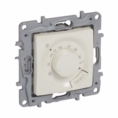Termostat podlahový 8A/230V otoč. (SS) béžová Niloé (Legrand)