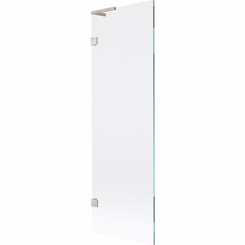 MEXEN/S - Lunar L vaňová zástena FIX 60 x 150, transparent, nikel kartáčovaný 897L-060-000-97-00