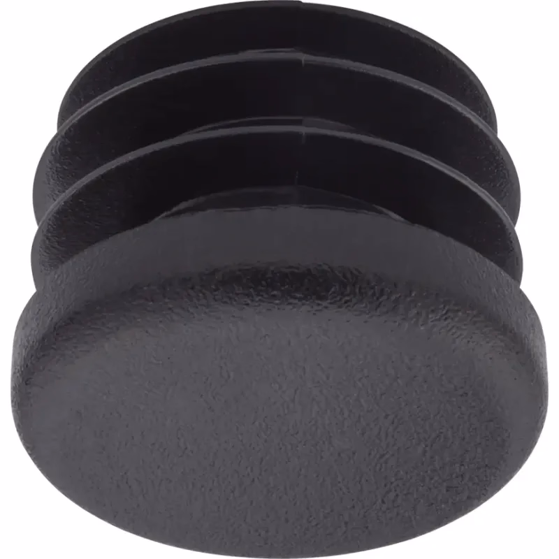 Okrúhla vtláčaná záslepka Ø18 mm čierna (4 ks)