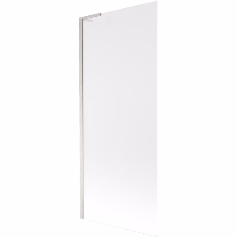 MEXEN/S - Next L vaňová zástena FIX 80 x 150, dekor, nikel kartáčovaná 895-080-000-03-30-97