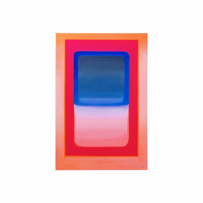 Tendency obraz ružový 150x100 cm