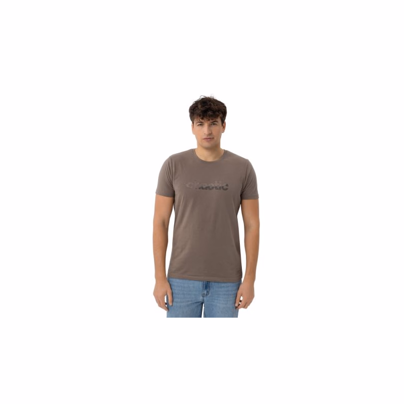 Pánske tričko s krátkym rukávom VOLCANO T-SMUGE-BEIGE
